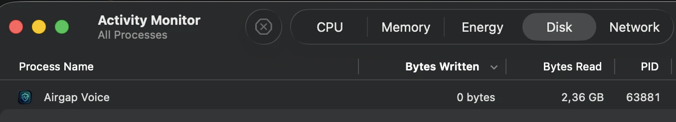 Zero Disk Writes