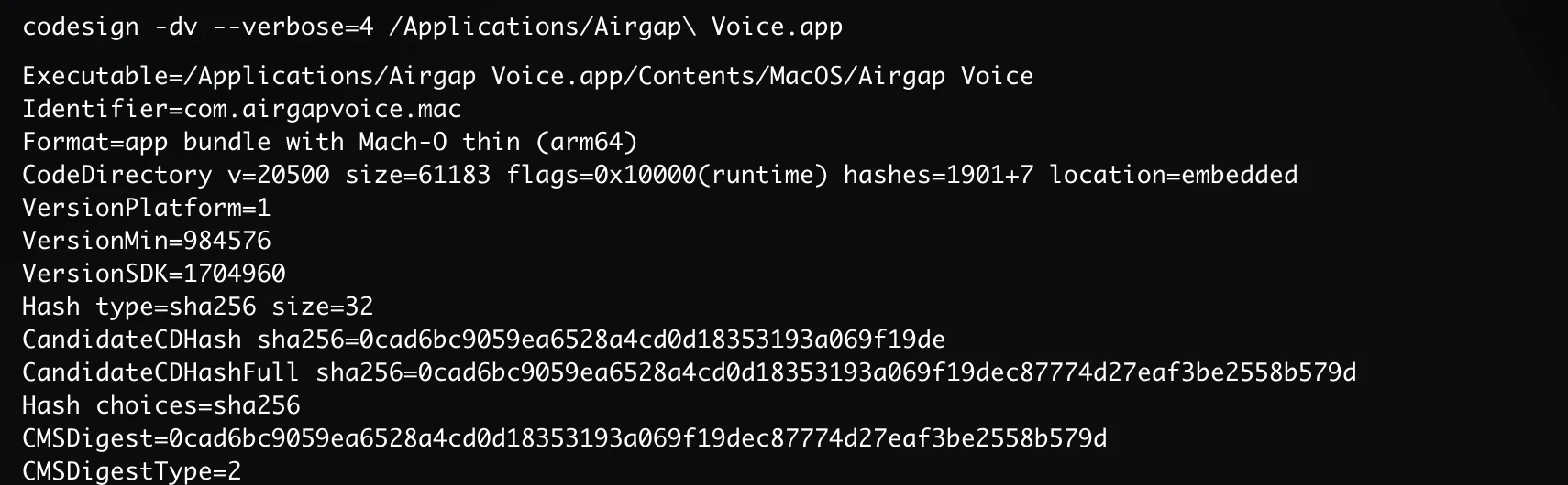 Code Signing & Notarization